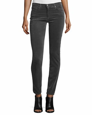 AG Adriano Goldschmied L95607 Women's Gray Corduroy Slouchy Skinny Jeans Sz 23R - Image 1 of 2