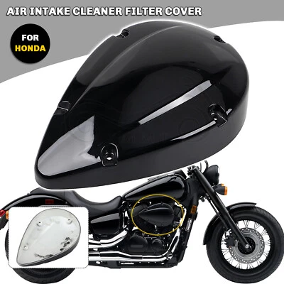 Cubierta de filtro limpiador de admisión de aire negro para Honda Shadow Aero RS Spirit 750 VT750C2 Foto 1 de 4