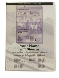 YOUR NAME w/ STRONGER ANTHEM ORCHESTRATION CD-ROM~Cliff Duren~Word Music~2018 - Picture 1 of 2