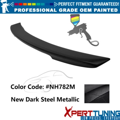 Fits 06-07 Honda Accord OE Style Rear Trunk Spoiler ABS New Dark Steel Metallic Foto 1 de 3