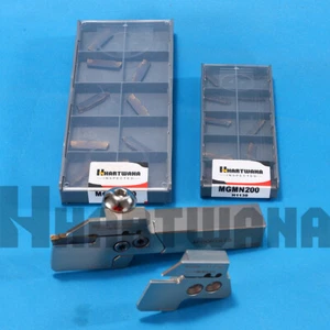 Lathe Grooving Cut-Off Tool Combination Module Holder Indexable Inserts 20PCS - Picture 1 of 11