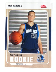 2007-08 Fleer Nick Fazekas #213 Rookie RC - Picture 1 of 4