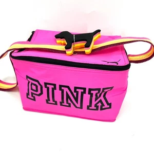 Victoria's Secret Rosa Arco Iris Perro Llavero Logo Almuerzo Refrigerador Bolsa Caja - Imagen 1 de 12