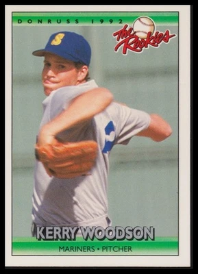 1992 Donruss The Rookies #127 Kerry Woodson - Image 1 of 2