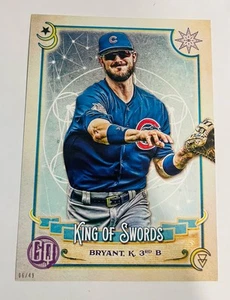 2020 Topps Gypsy Queen Tarot of the Diamond 5x7 Kris Bryant Cubs /49 - Picture 1 of 1