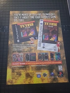 Pubblicità stampa 8x11 videogioco Tetris Plus 1996 - Foto 1 di 1