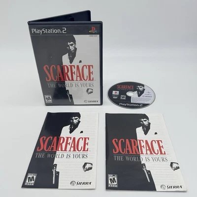 Scarface The World Is Your (PS2 / 2006) Black Label CIB With 2 Manuals - Tested - Image 1 of 4