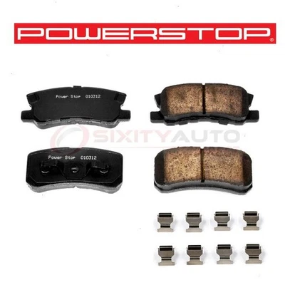 PowerStop Rear Disc Brake Pad & Hardware Kit for 2011-2014 Chrysler 200 - wy Foto 1 de 4