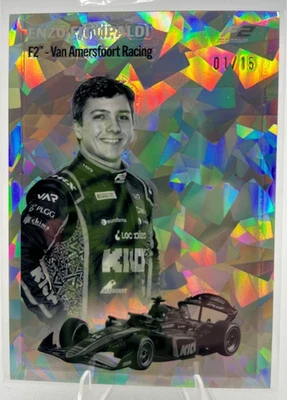 2024 Topps Chrome Formula 1 Sapphire Enzo Fittipaldi #1954-23 Black&White 01/15 - Image 1 of 2