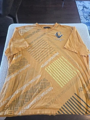 Camiseta Coogi Oro Bordada Naranja Para Hombre 4XL Ropa de Calle Retro Moda HipHop Foto 1 de 4