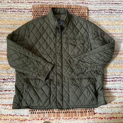 Chaqueta acolchada Polo Diamond verde bosque cremallera completa 3XB XXXL Foto 1 de 3
