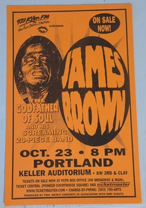 James Brown - Rare Promo Poster - Portland - 10/23/2002 - Keller Aud. - MINT - Picture 1 of 6