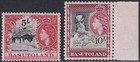 Basutoland 1954 QEII 5sh, 10sh UM Mint SG52-53 cat £55