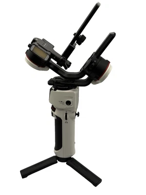 Zhiyun Crane M3 Handheld 3 Axis Camera Gimbal White Stand Light - Image 1 of 4
