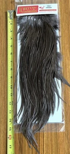 Whiting Dry Fly Rooster Sattel, Dark Dun, Pro Grade, Fliegenbinden - Bild 1 von 2