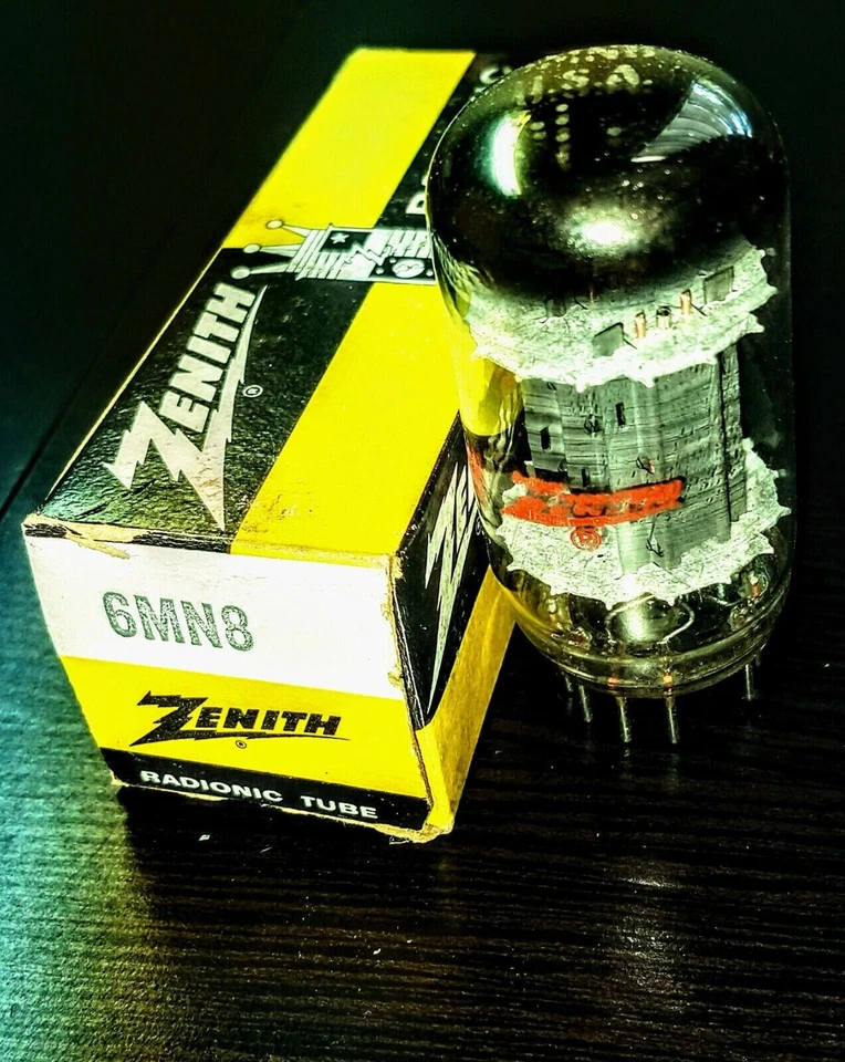 6MN8 NOS Vacuum Tube Zenith Triple Triode