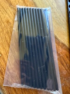 LEGO - NEW- #75c12-BLACK-HOSE RIGID-3mm D.12L/9.6cm-1 PIECE - Picture 1 of 1