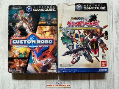 Nintendo Game Cube GC Custom Robo & SD Gundam Gashapon Wars set from Japan - Image 1 of 4