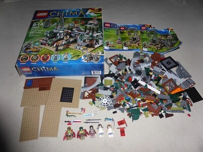 LEGO LEGENDS OF CHIMA 70014 THE CROC SWAMP HIDEOUT CROMINUS CRAGGER MINI FIGS    - Image 1 of 4