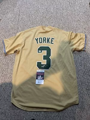 PITTSBURGH PIRATES- NICK YORKE SIGNED AUTOGRAPH JERSEY JSA COA FUTURES GAME MLB - Image 1 of 4