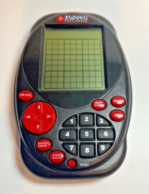 Juego electrónico portátil Soduku Challanger funciona probado Foto 1 de 2