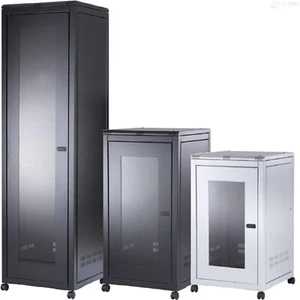 12U SERVER RACK - DATA CABINET 600mm (W) X 800mm (D) X 782mm (H) UK MADE - Picture 1 of 7