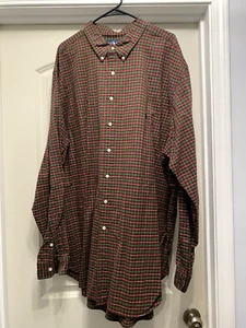 Ralph Lauren Men's 3XLT 3LT Plaid Oxford - Picture 1 of 3