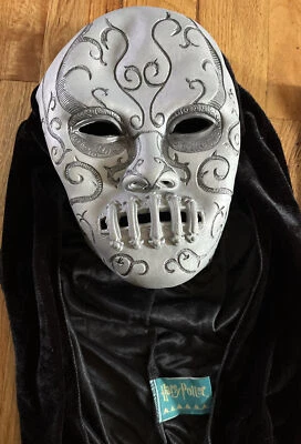 HARRY POTTER DEATH EATER MASK Order Of The Phoenix Halloween Costume Latex - Image 1 of 4