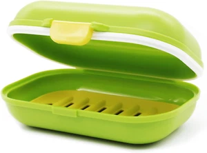 Travel Soap Case with Lid - Leakproof Soap Box Holder, Portable Bar Soap Holder, - Picture 1 of 7