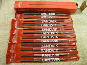 Box of 12 Sandvik 1/4" chain saw files 165-8-6,3-2P 6.3mm saw files new - Picture 1 of 2