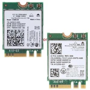 Wireless-AC 3160 3160NGW Dual Band Bluetooth-compatible 4.0 NGFF Wifi - Afbeelding 1 van 9