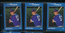 Lot (3) 1989 #24 Rex Peters Salem Dodgers Team Issue Player Lot (GH63) SWSW6