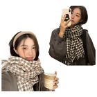 Soft Scarf for Women Houndstooth Wrap Shawl Neck Scarf Girls Photo Props