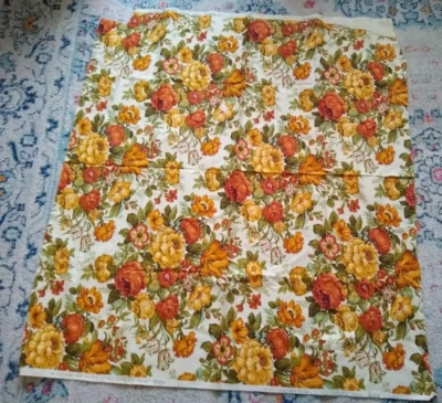 Antigo Tecido Waverly Casa Vernon Floral Rosas Remanescentes Travesseiros Decoração para Casa 49x44 - Imagem 1 de 4