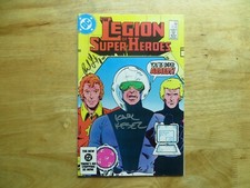 1984 LEGION OF SUPER-HEROES # 312 SIGNED 3X KEITH GIFFEN, PAUL LEVITZ KARL KESEL
