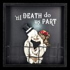 Wanddeko - Skelette bis der Tod uns scheidet | Wandbehang Gothic 24cm