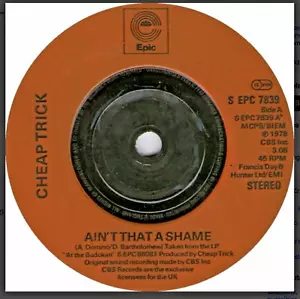 Cheap Trick – Ain't That A Shame S EPC 7839 VINYL MINT - Picture 1 of 1