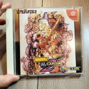 Sega Dreamcast - Marvel vs. Capcom 2 DC Disc Used Japan Free Shipping Good Cond - Picture 1 of 4