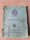 MGA Mk 2 Workshop Manual Original Supplement 1600