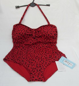 red bandeau bikini uk