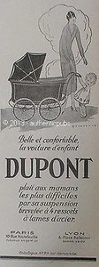PUBLICITE DUPONT VOITURE D'ENFANT POUSSETTE LANDAU SIGNE CHAZELLE DE 1925 AD PUB - Imagen 1 de 1
