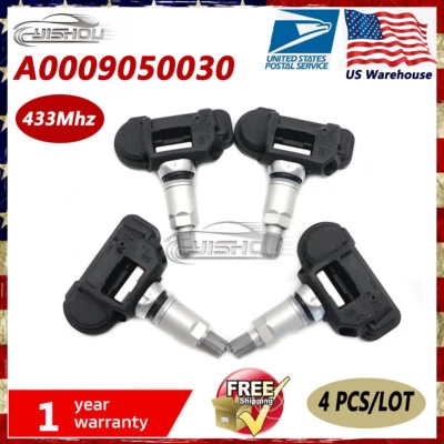 4X Tire Pressure Monitoring TPMS Sensor for Mercedes-Benz C350&C300 A0009050030 - Image 1 of 4