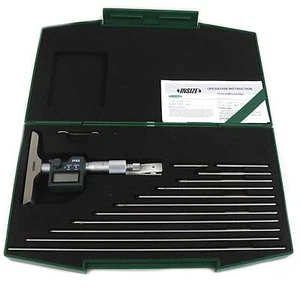 Insize Digital Depth Micrometer 0-300mm/0-12" Range Series 3540-300E - Picture 1 of 6