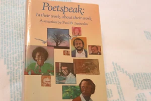 POETSPEAK by Paul Janeczko - Hardcover Bradbury Press 1983 Like New - Picture 1 of 5
