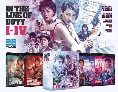In The Line Of Duty I - IV: Deluxe Collection (Blu-ray Boxset) Region A 88 Films - Image 1 of 4