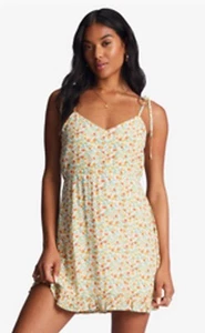 Billabong Heart Breaker Strappy Dress. Size Small/8. Floral Design. NWT. T - Picture 1 of 5