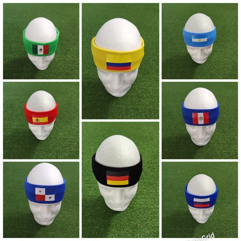 Sport Flags Headbands Argentina/Peru/Panama/Spain/Germany/Colombia /Mexico Cover