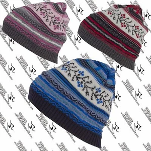 WIGWAM F4058 MUJER APPI ACRÍLICO FLORAL ESQUÍ NIEVE INVIERNO GORRA TAPA SOMBRERO GORRO - Imagen 1 de 4