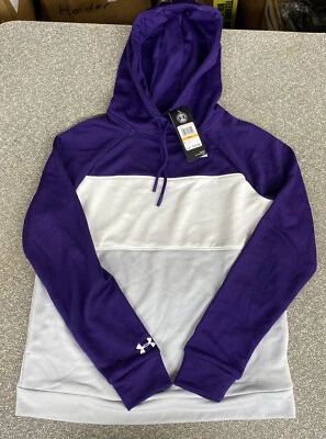 Sudadera con capucha para mujer Under Armour Hustle PÚRPURA | BLANCA S 1351234 Foto 1 de 4
