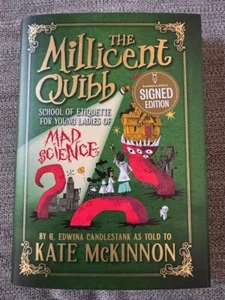 SIGNED Millicent Quibb... Mad Science KATE McKINNON 1st Edition Hardcover - Picture 1 of 3